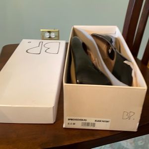 Black patent flats from Nordstrom